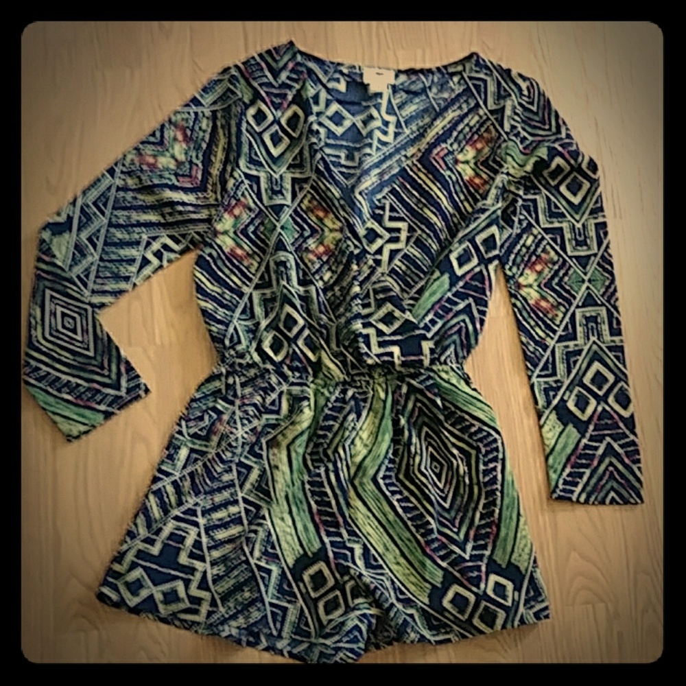 Long sleeved romper